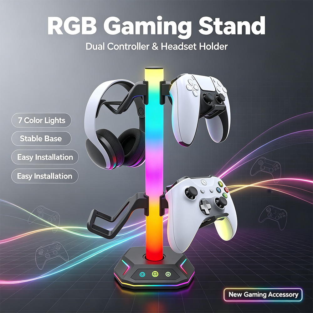 Gaming Headphone Accessories - Soporte para controlador Playstation5, colgador de