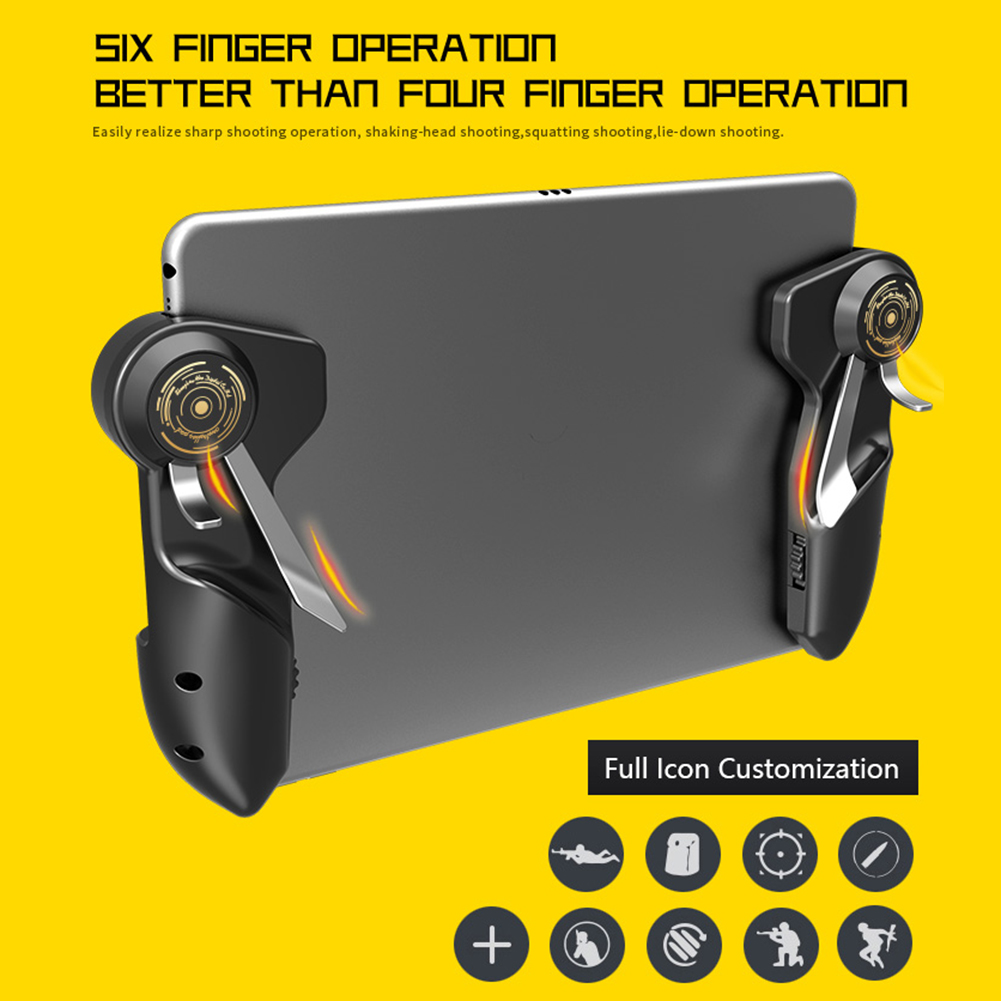 Gaming Accessories Ipad - Gamepad de 6 dedos para tableta,