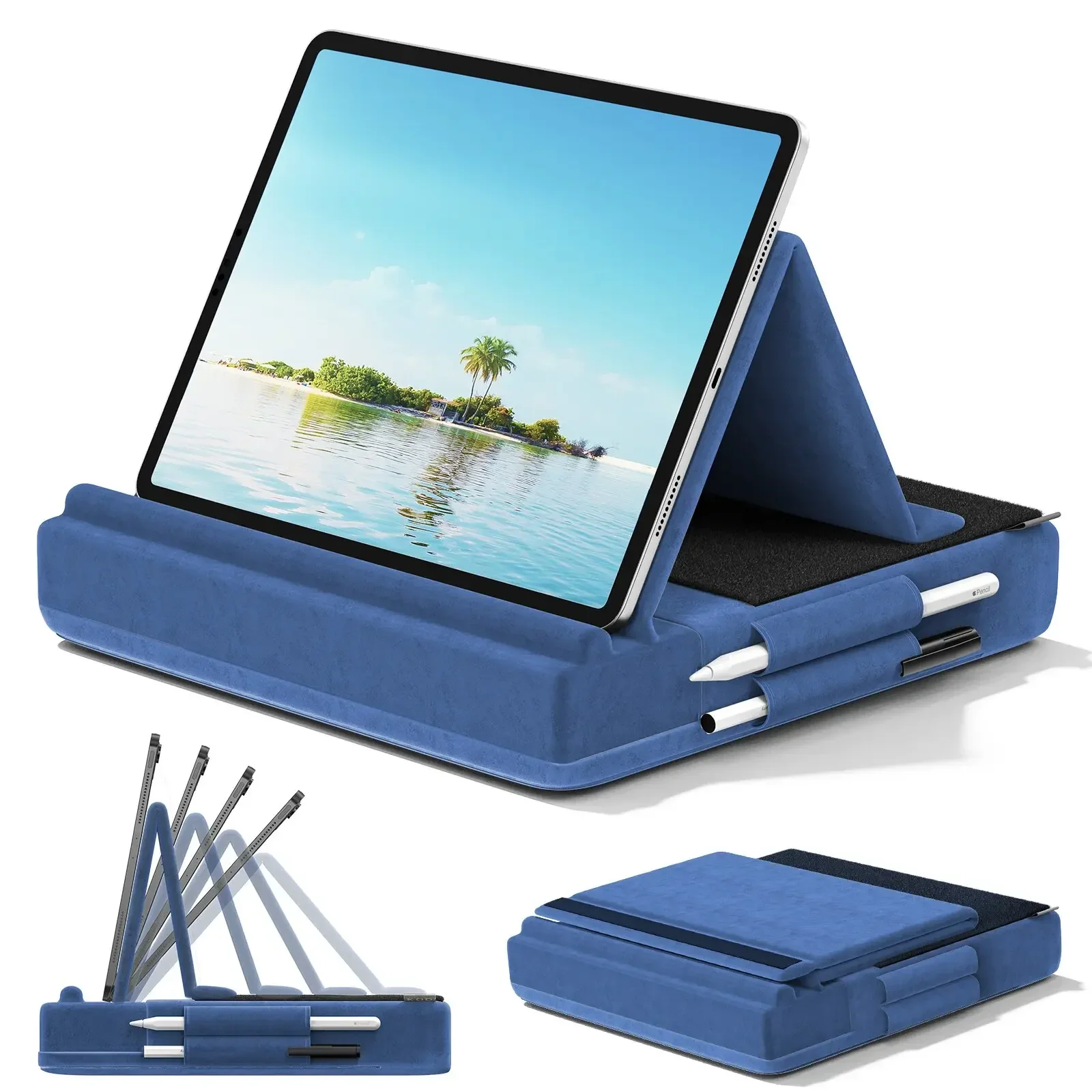 Desk Corner Mat - Soporte de almohada para tableta mejorado,