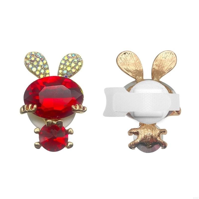 Gaming Headphone Accessories - 2 piezas elegantes diamantes imitación conejo