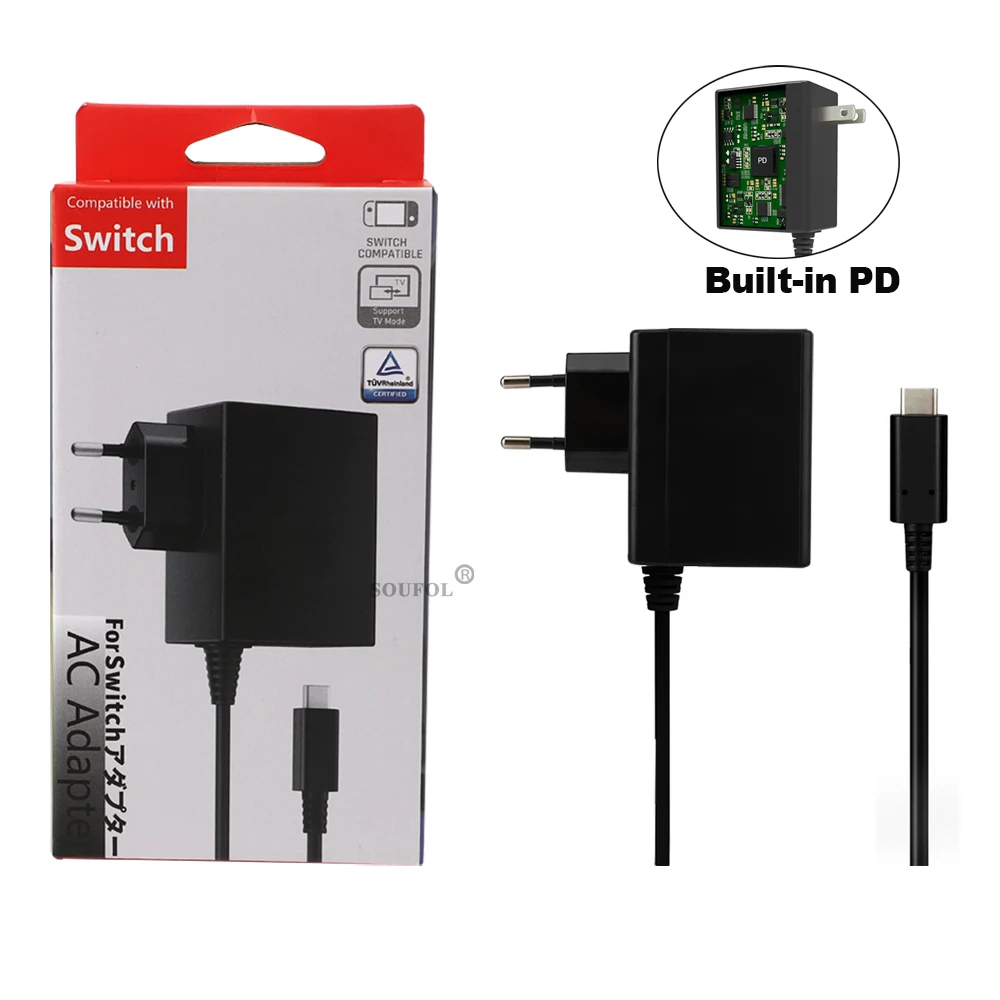 Gaming Accessories Playstation - Cargador/adaptador de corriente alterna para interruptor
