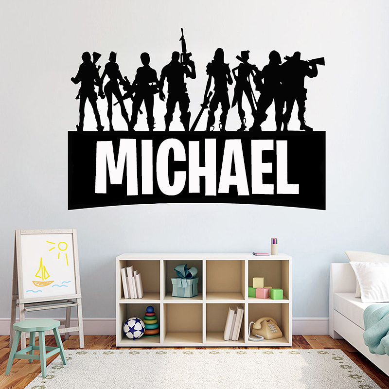 Gaming Accessories Bedroom - Juego Gamer personalizado nombre decoración de