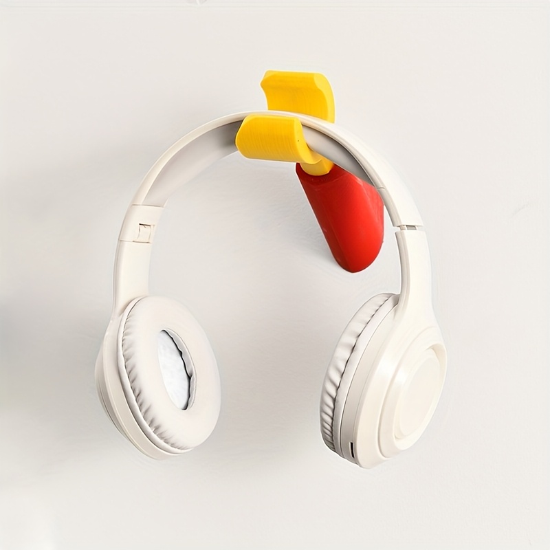 Gaming Headphone Accessories - Bonito gancho de pared autoadhesivo con