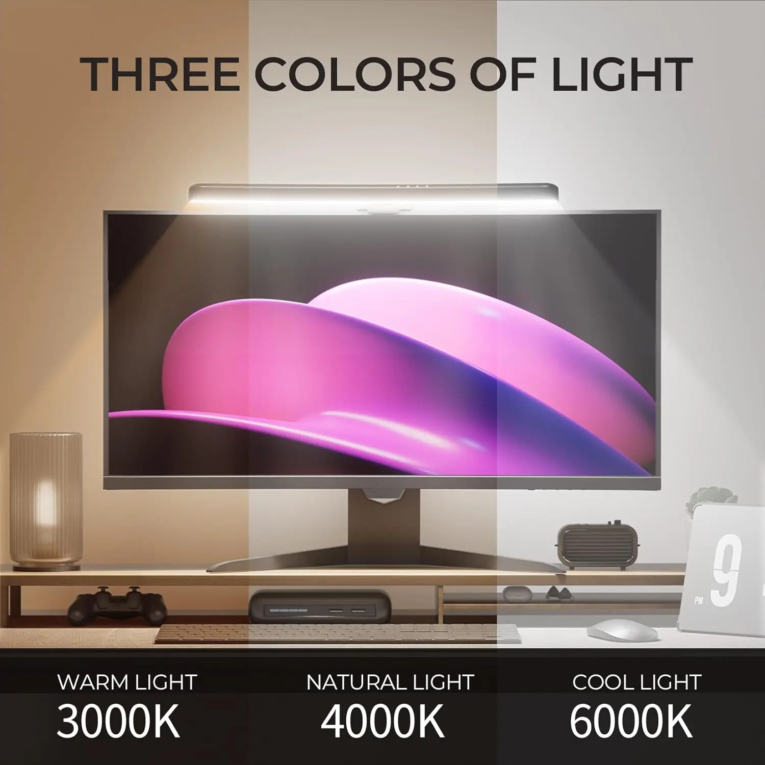 Barra de luz curvada para Moni - Gaming Accessories Bedroom reseña y precio