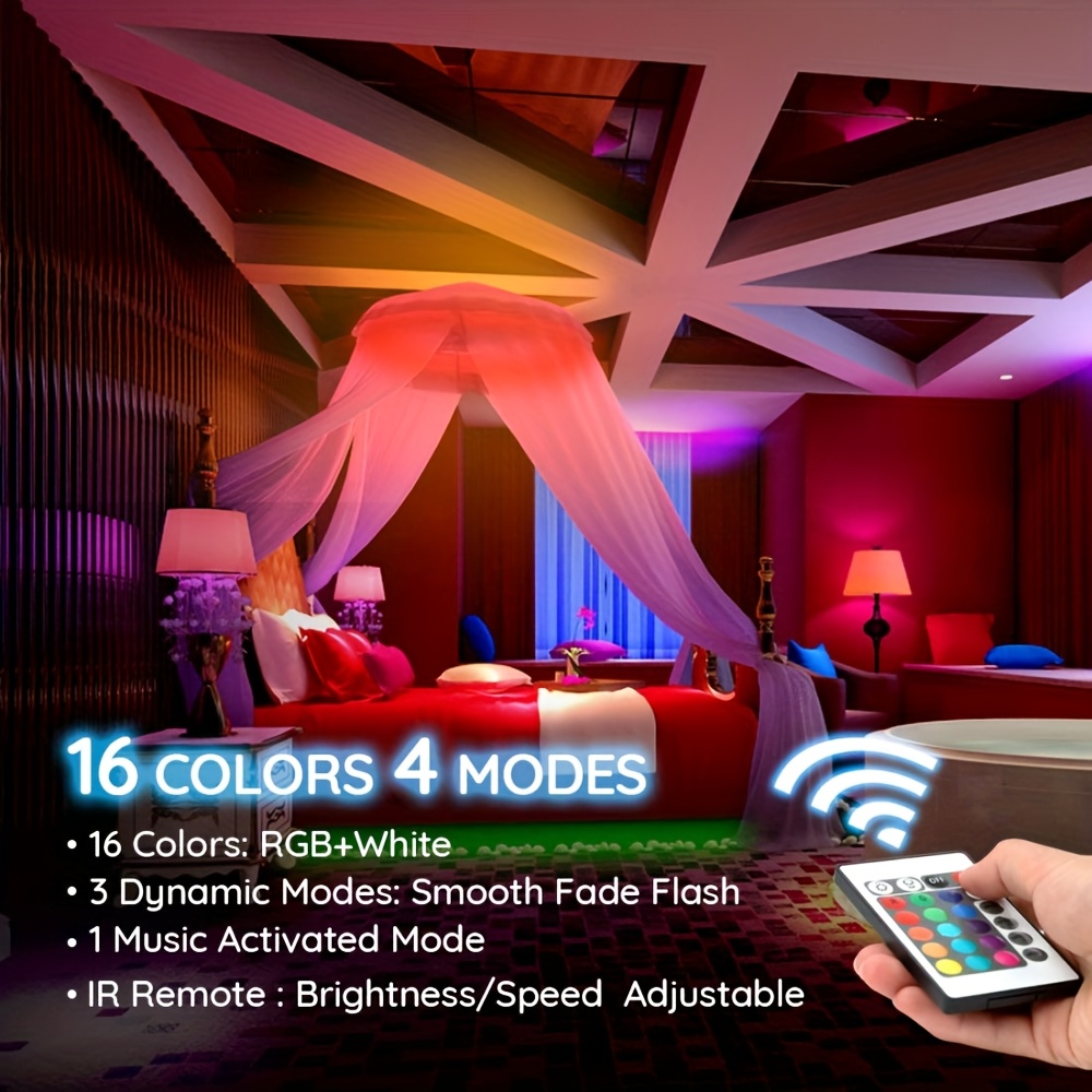 Tira de luces LED RGB intelige - Gaming Accessories Bedroom reseña y precio