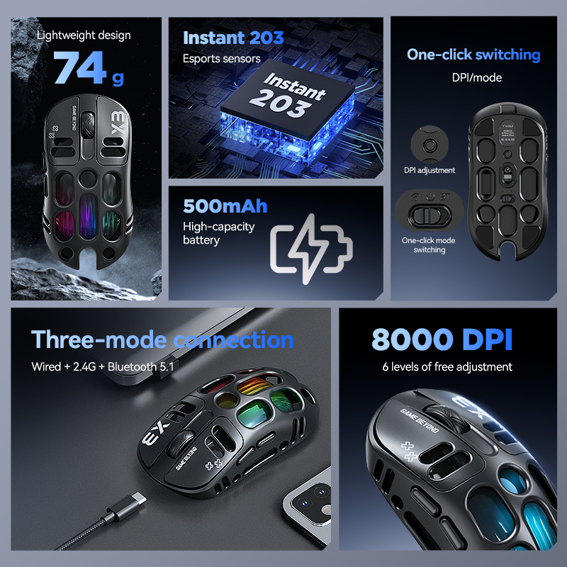 Ratón para Juegos T-WOLF X3 Tr - Gaming Accessories To Sell reseña y precio