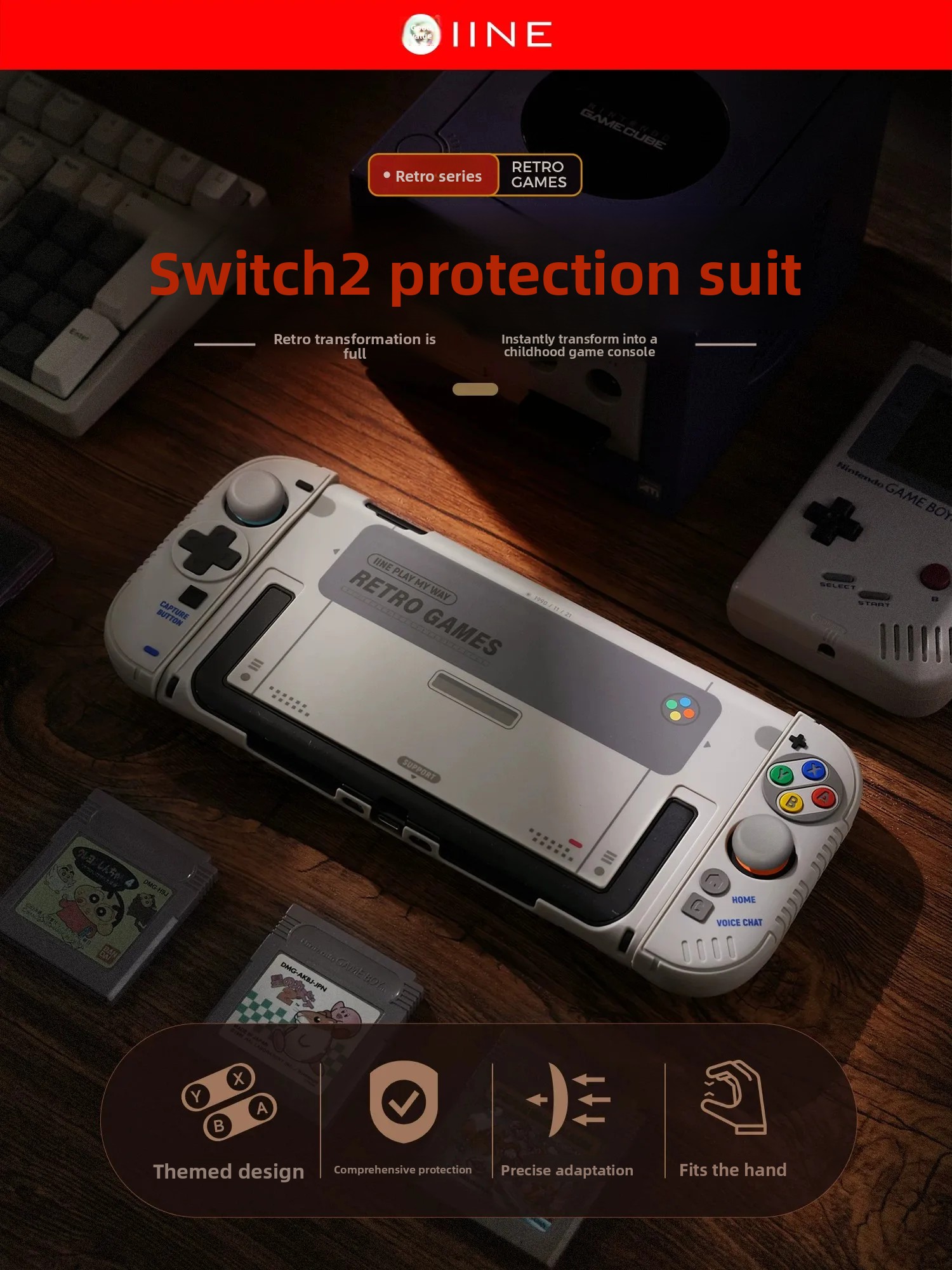 IINE Fundas Protectoras Rígida - Japanese Gaming Accessories reseña y precio