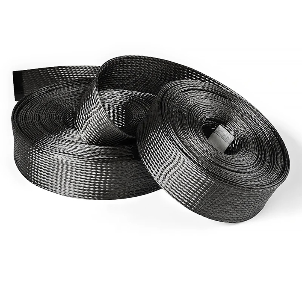 Funda de cable de fibra de car - Cable Sleeve Braided reseña y precio