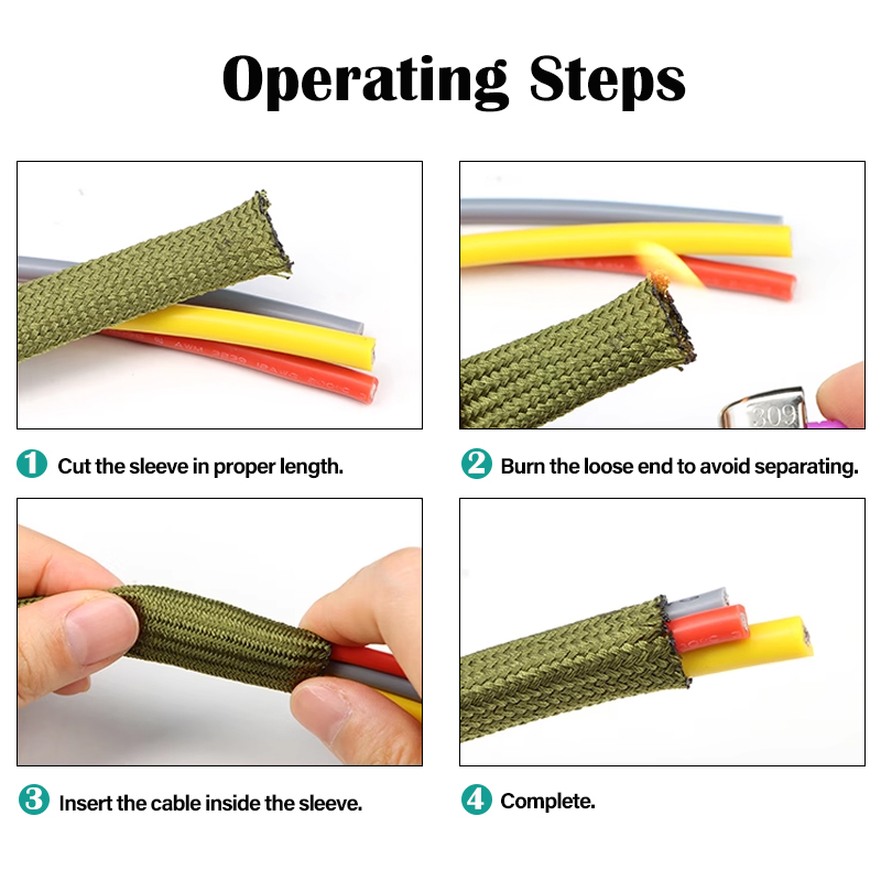 Funda Protectora para Cables d - Cable Sleeve Braided reseña y precio