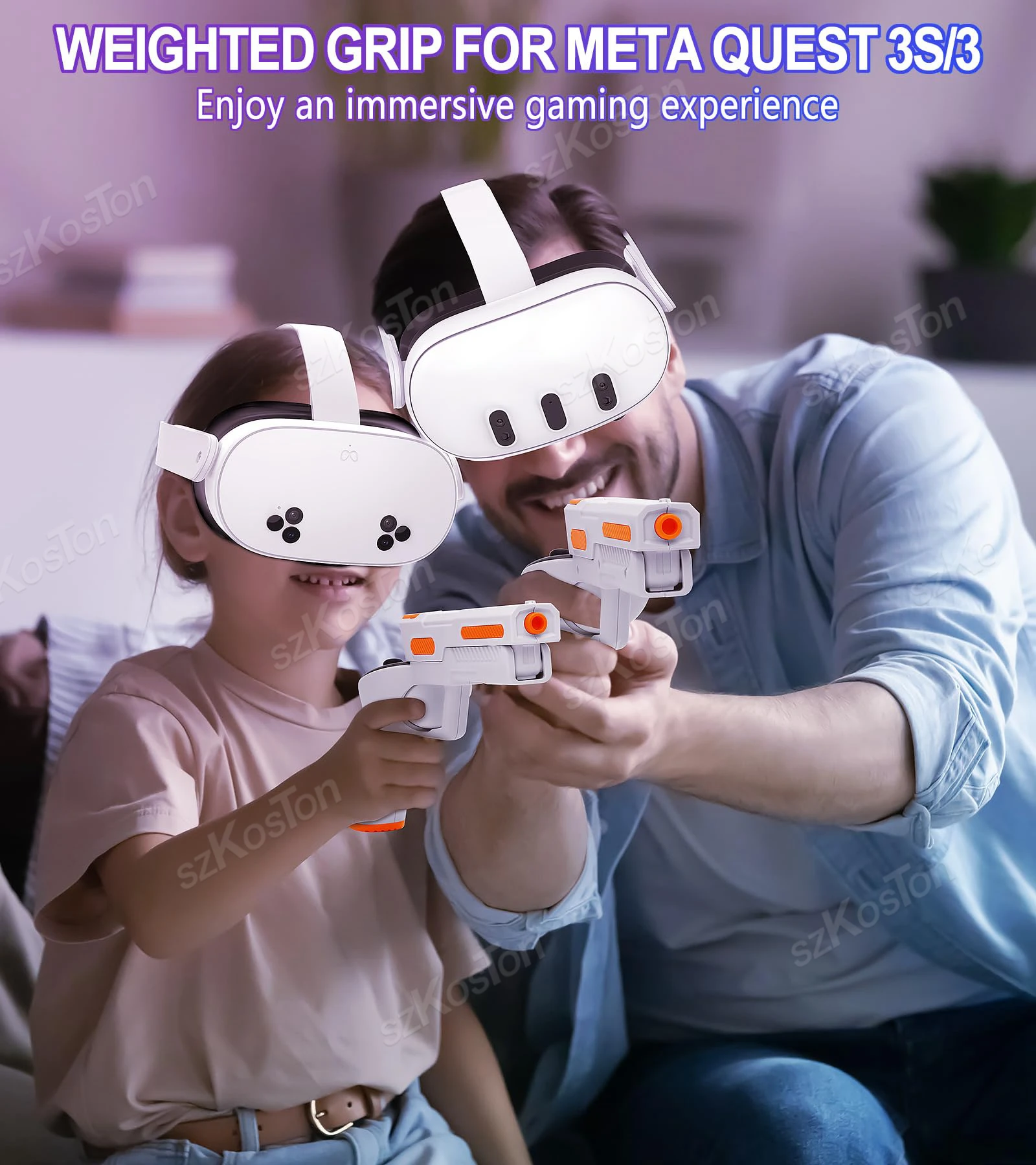 Empuñaduras VR Gun Stock para  - Gaming Accessories Controller reseña y precio